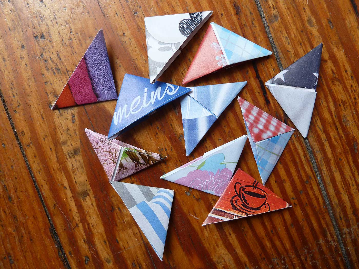Origami-Lesezeichen